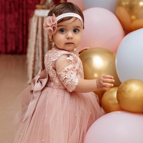 Baby Girl Dress Special Occasion First Birthday Dress Baby Etsy