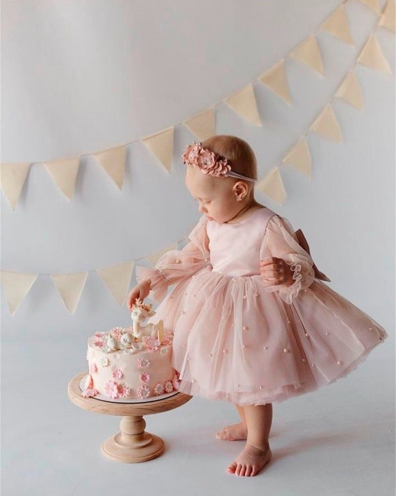 Robe bébé fille, 1er anniversaire, tenue danniversaire fille, première robe  danniversaire, anniversaire de tout-petit, robe de fille de fleurs, robe de  fille de filles -  Canada