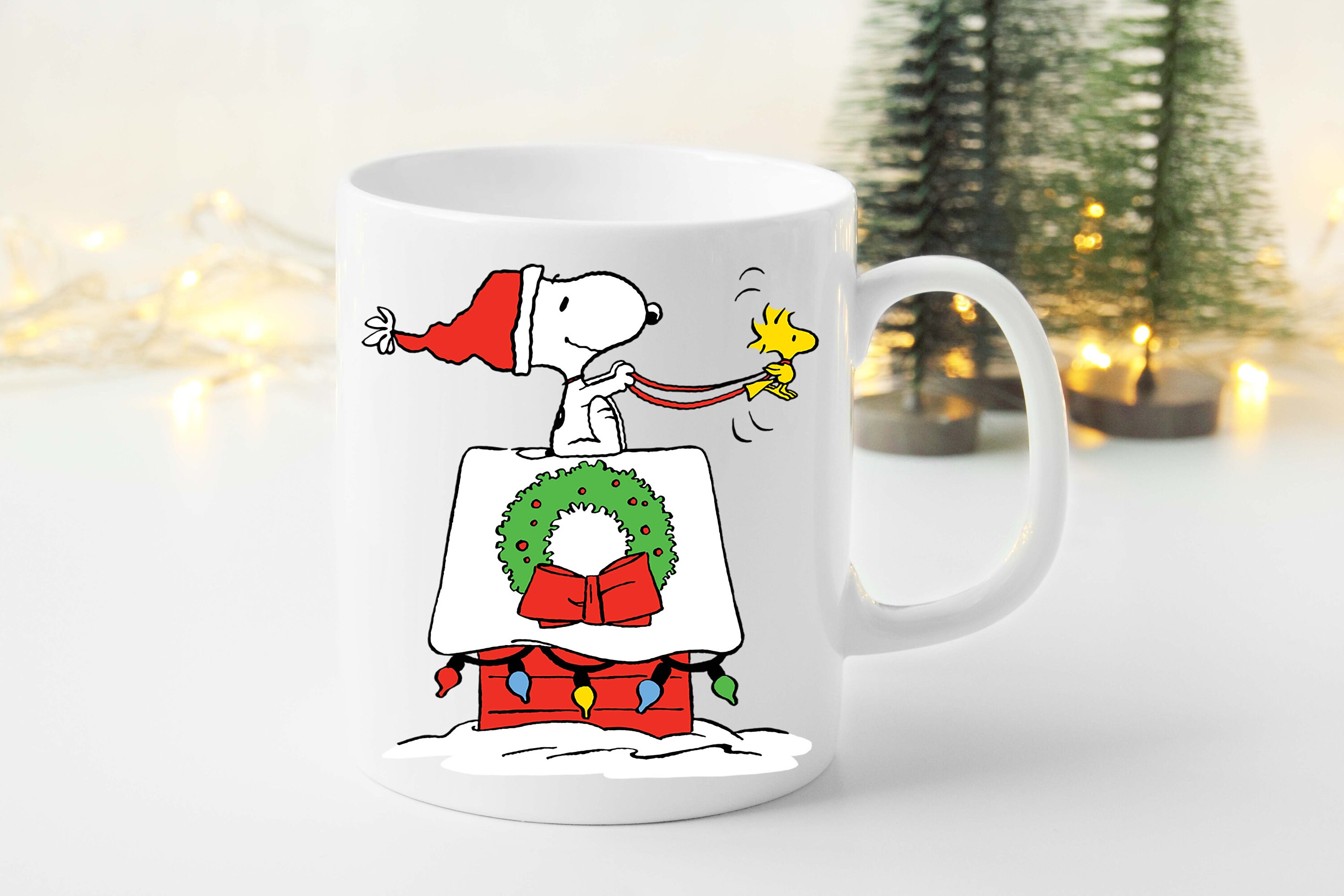 Christmas Snoopy Personalised Mug Kitchen and Dining Mugs Etsy UK