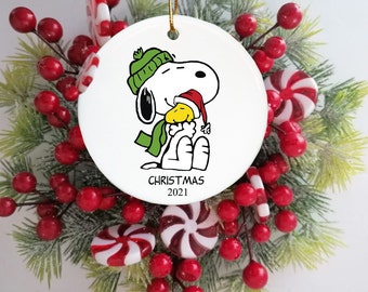 Snoopy Ornament Etsy Uk