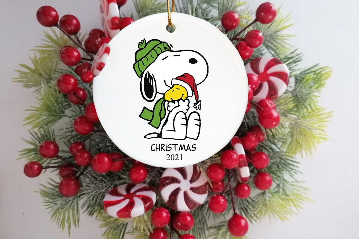 Christmas 21 Snoopy Tree Decoration Snoopy Christmas Tree Etsy
