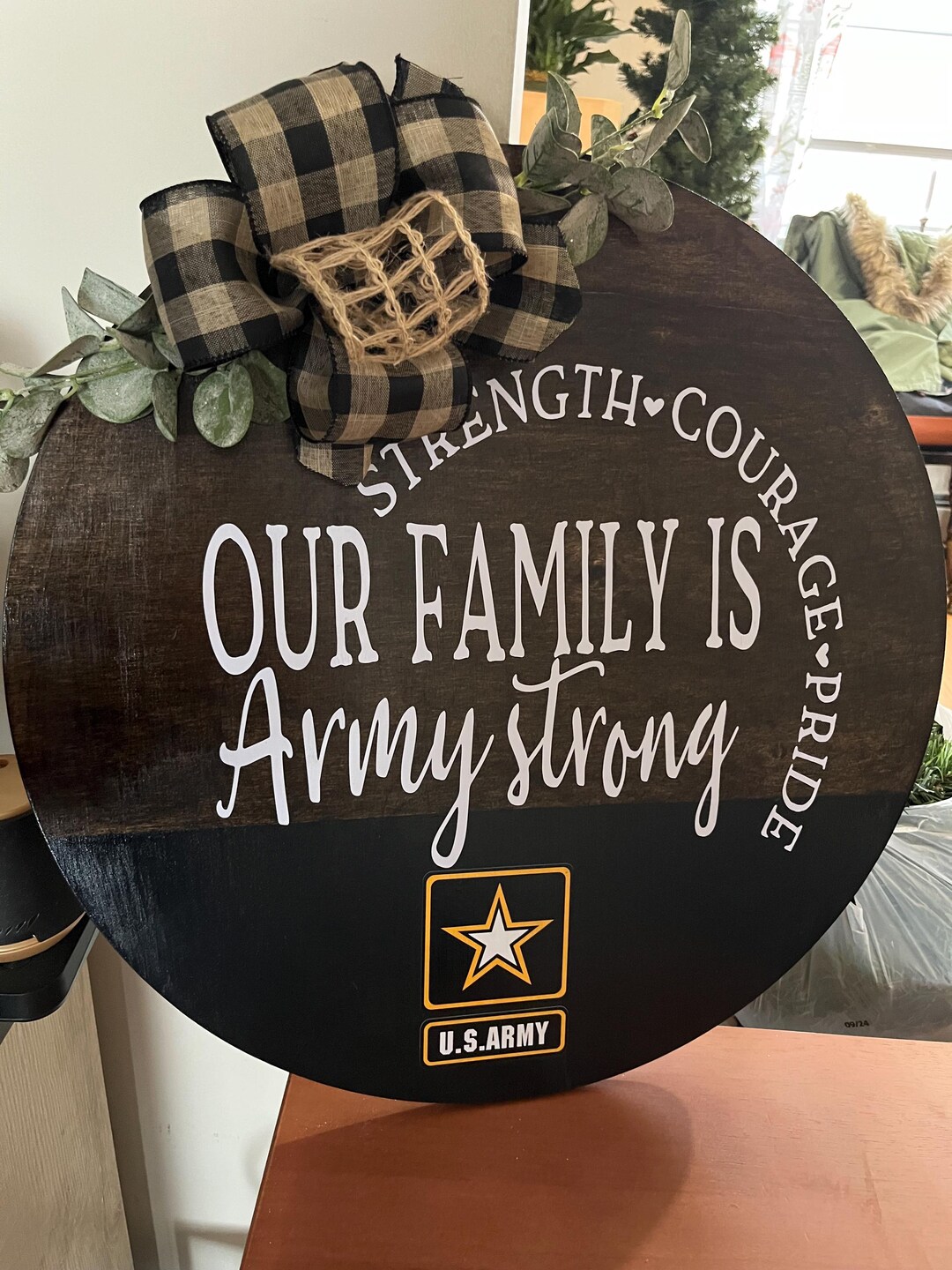 Our Family is Army Strong Welcome Sign - Etsy