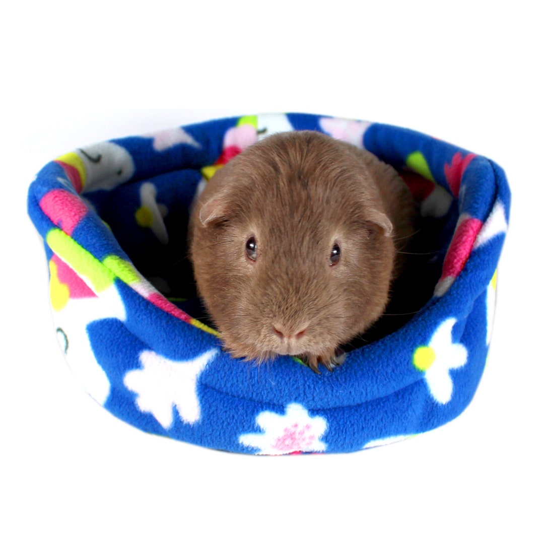 Handmade Guinea Pig Cuddle Cup Bed With Zorb Inside Unicorn Pattern
