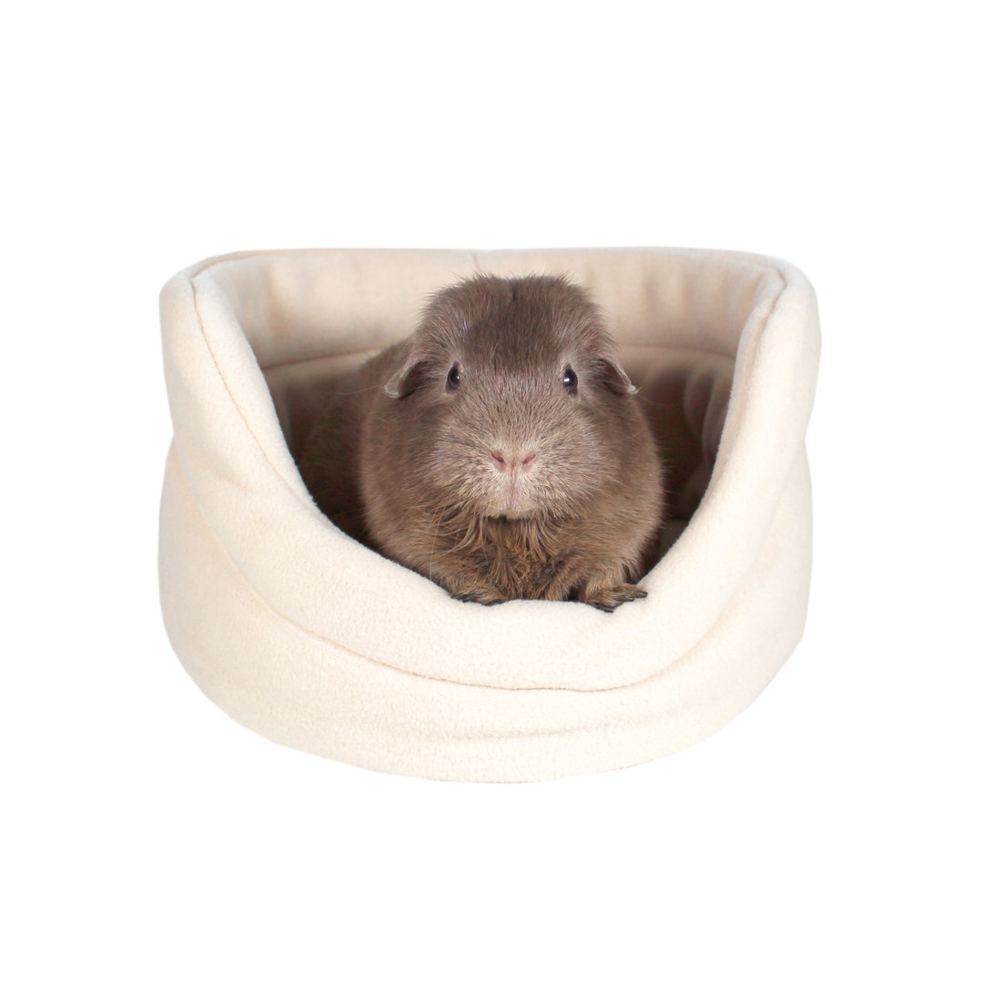 Beige Guinea Pig Cuddle Cup Bed With Zorb Inside Cream Etsy