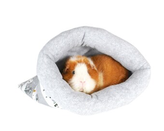 Sukisuki Criceto di Scoiattolo Calda casa Guinea Pig Nest Small Animal Pet Bed Sleeping Bag Purple S