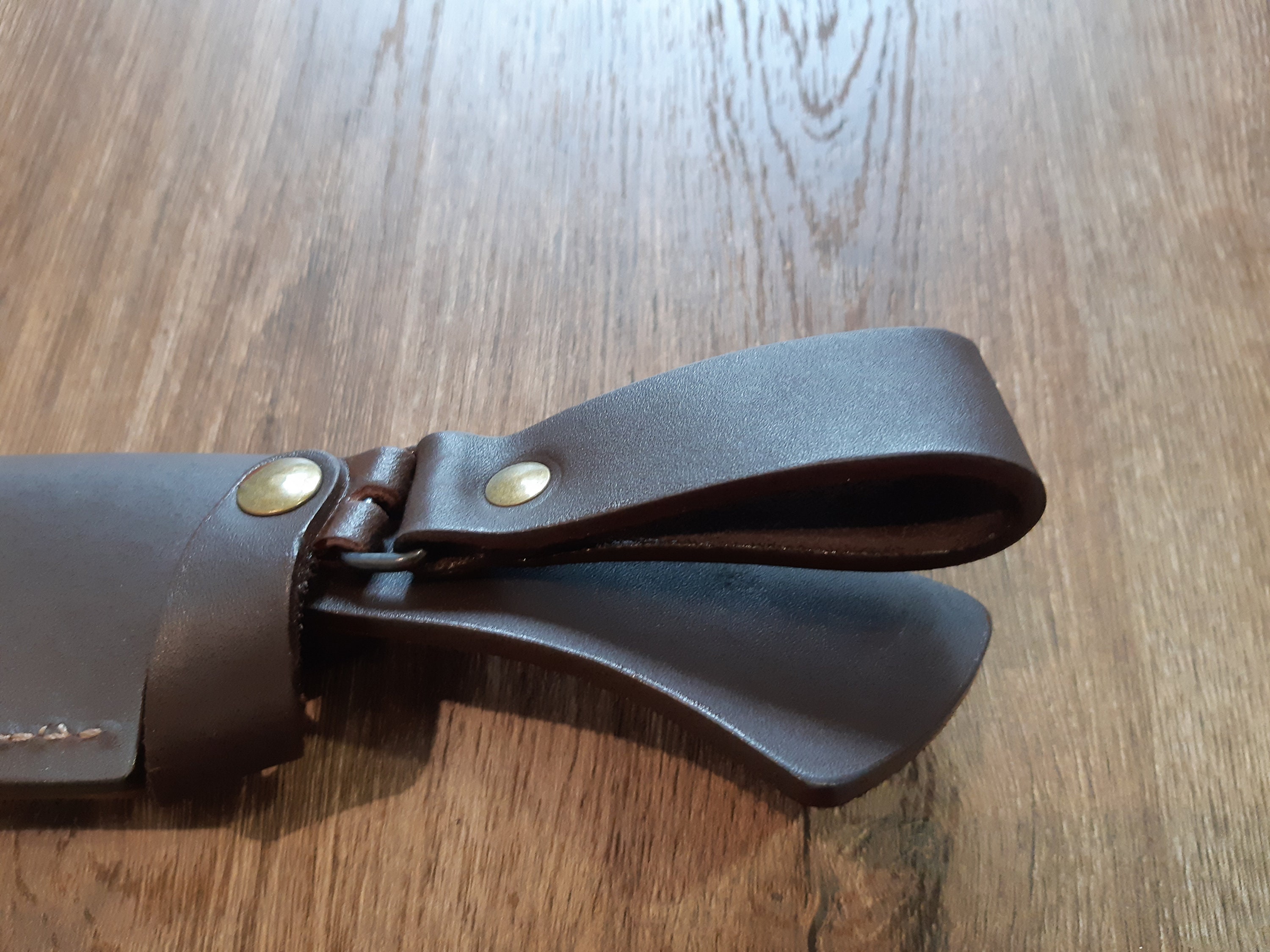 Leather Knife Sheath Small Hunting Knife Holder With Belt Loop Etsy