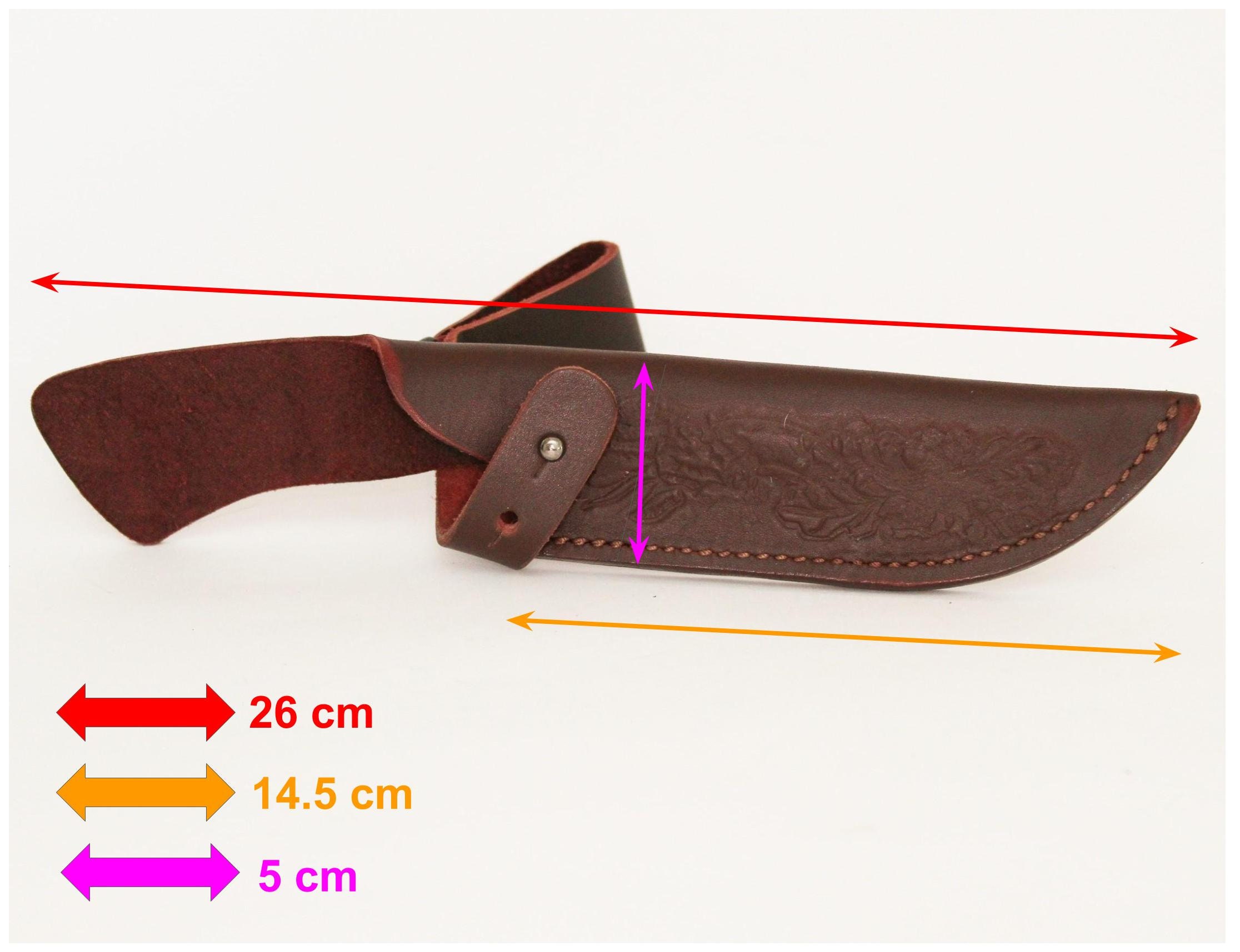 Leather Knife Sheath Small Hunting Knife Holder With Belt Loop Etsy