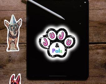 CUSTOM PET STICKERS;Dogs, Puppy, Cats, Memories, Pets, Sticker, Pet Sticker, Waterproof sticker, Tumbler/Laptop Sticker, Decorative Sticker