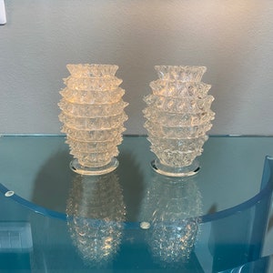 Pair of Barovier and Toso vase h.16