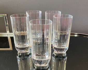 Arnolfo Di Cambio, 5 crystal glasses of the 70s