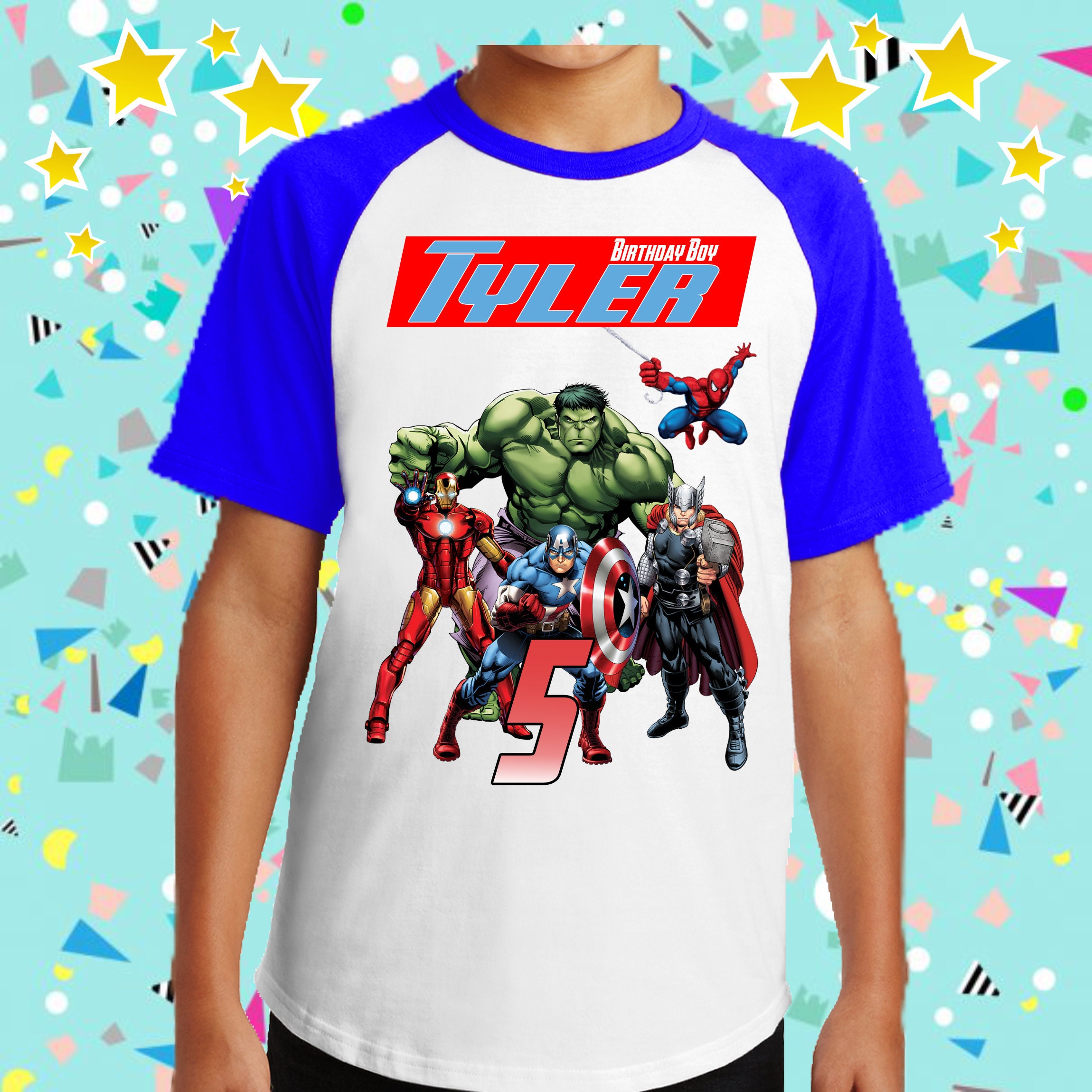 New Personalized Birthday Shirt Super Hero Hulk Avenger New Personalized Birthday Shirt Super Hero Hulk Avenger