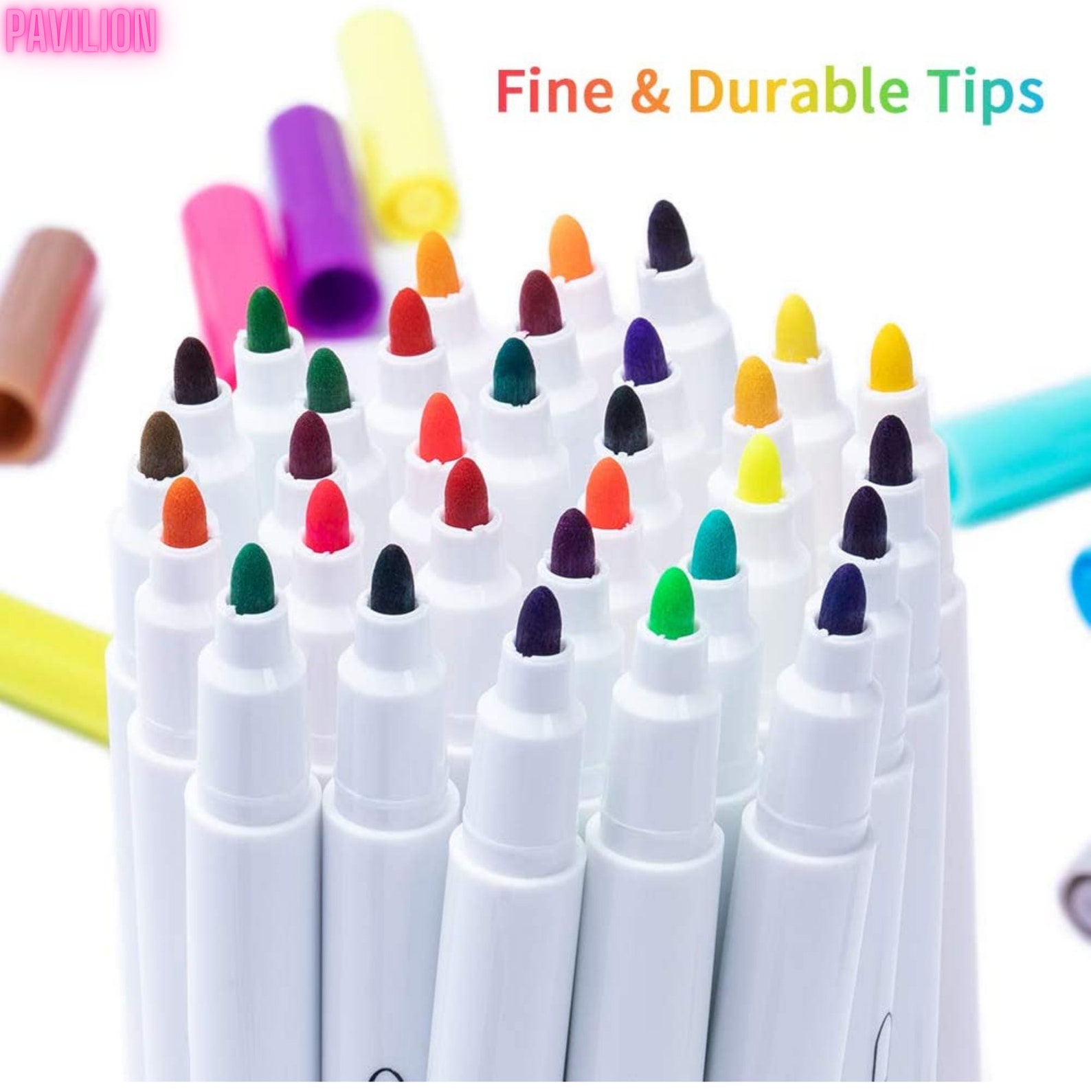 Fabric Markers Pen 32 Colors Permanent Fabric Paint Pens Art Etsy
