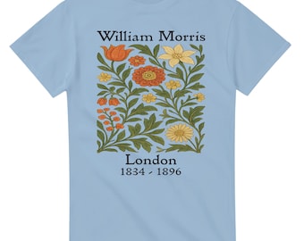 William Morris Floral Shirt: Arts & Crafts Botanical Tee