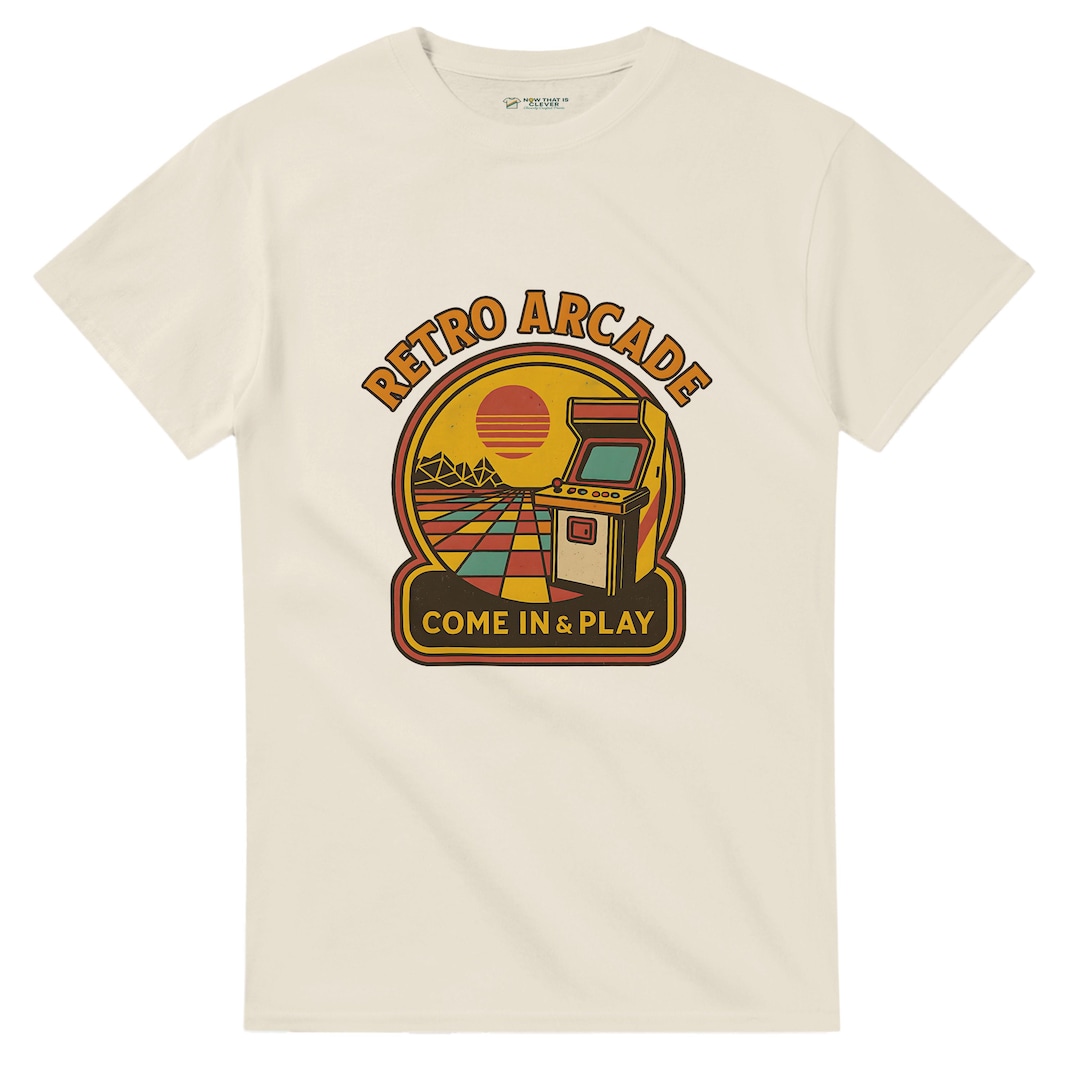 Retro 80s Arcade T-shirt | Vintage Style for Gamers | Nostalgic Gift ...