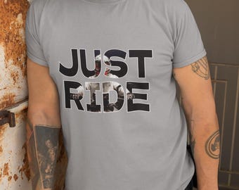 Camiseta de moto JUST RIDE: Camiseta de motocross, dirt bike y rally.