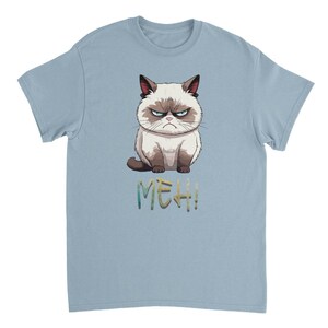 Funny Grumpy Cat T-Shirt: Unisex Cotton Tee, Cat Lover Gift