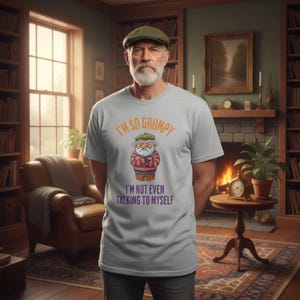I'm so Grumpy T-Shirt - Lustiges Papa Geschenk - Classic Fit Baumwoll-T-Shirt