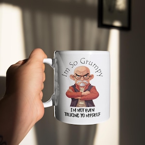 Grumpy Old Man Coffee Mug: Funny Novelty Gift, 11oz Ceramic