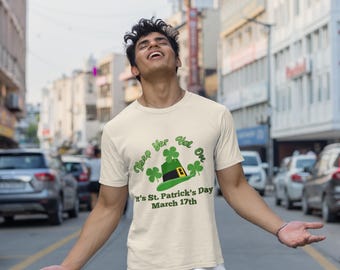 Funny St. Patrick's Day T-Shirt: Keep Yer Hat On Irish Tee