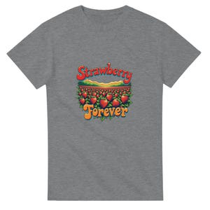 Strawberry Forever T-Shirt: Retro 60s Graphic Tee
