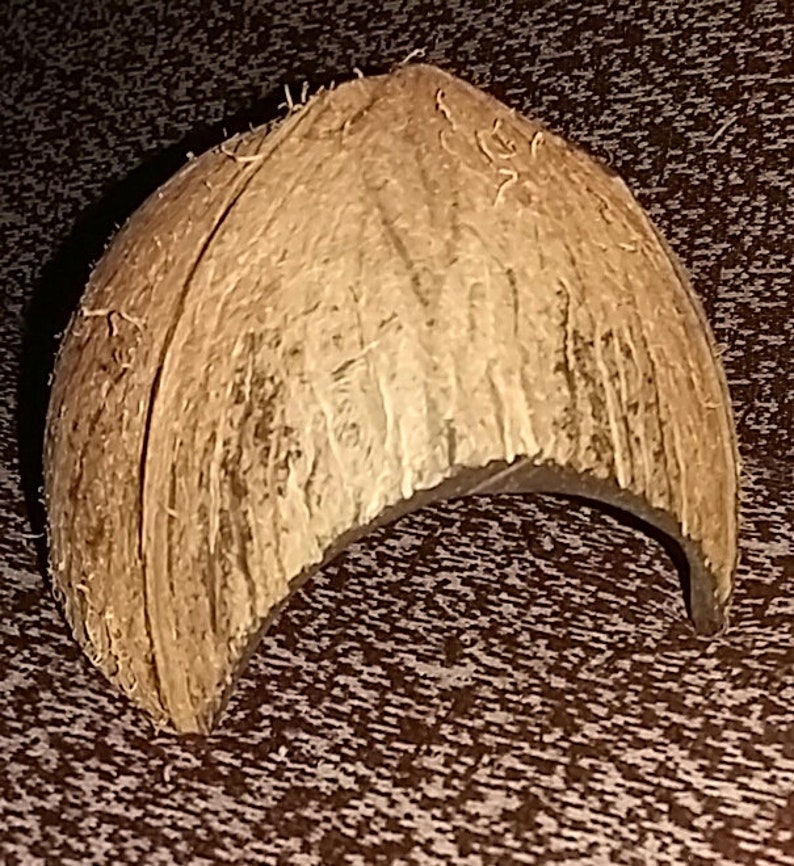 Aquarium Cave Coconut Shell Breeding Cave With Hole Cut in for Your