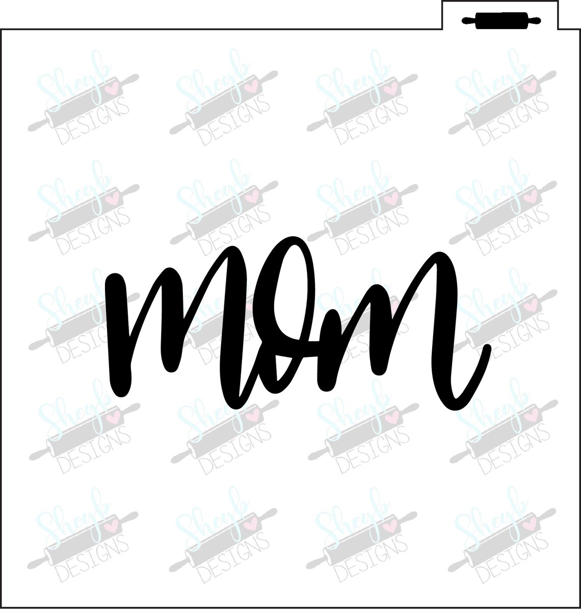 Fancy Mom 4in Cutter Stencil | Etsy