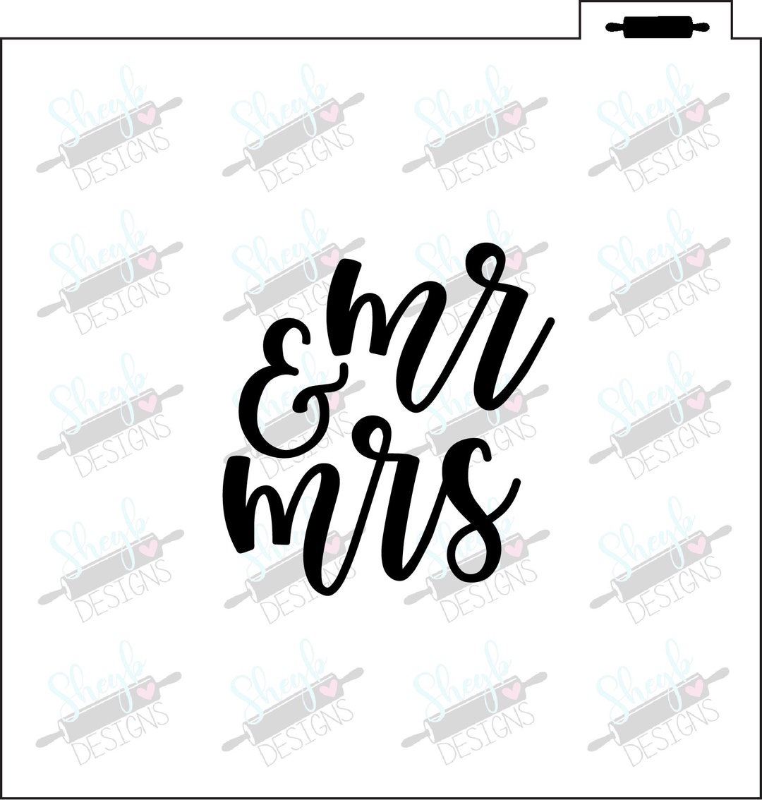 Mr and Mrs Stencil - Etsy
