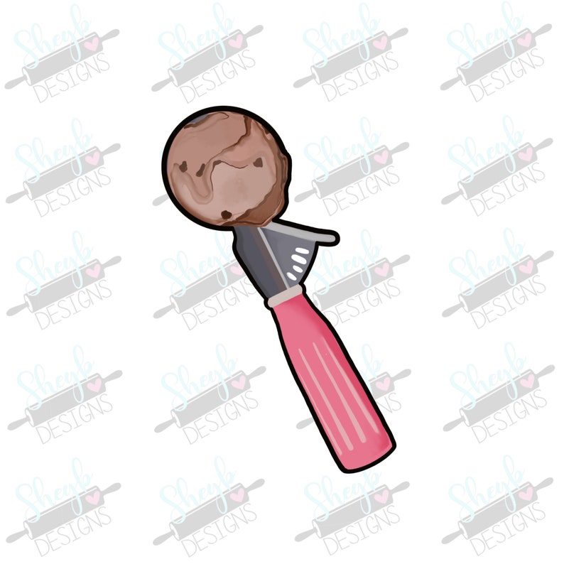 Ice Cream Scoop Cookie Cutter Etsy