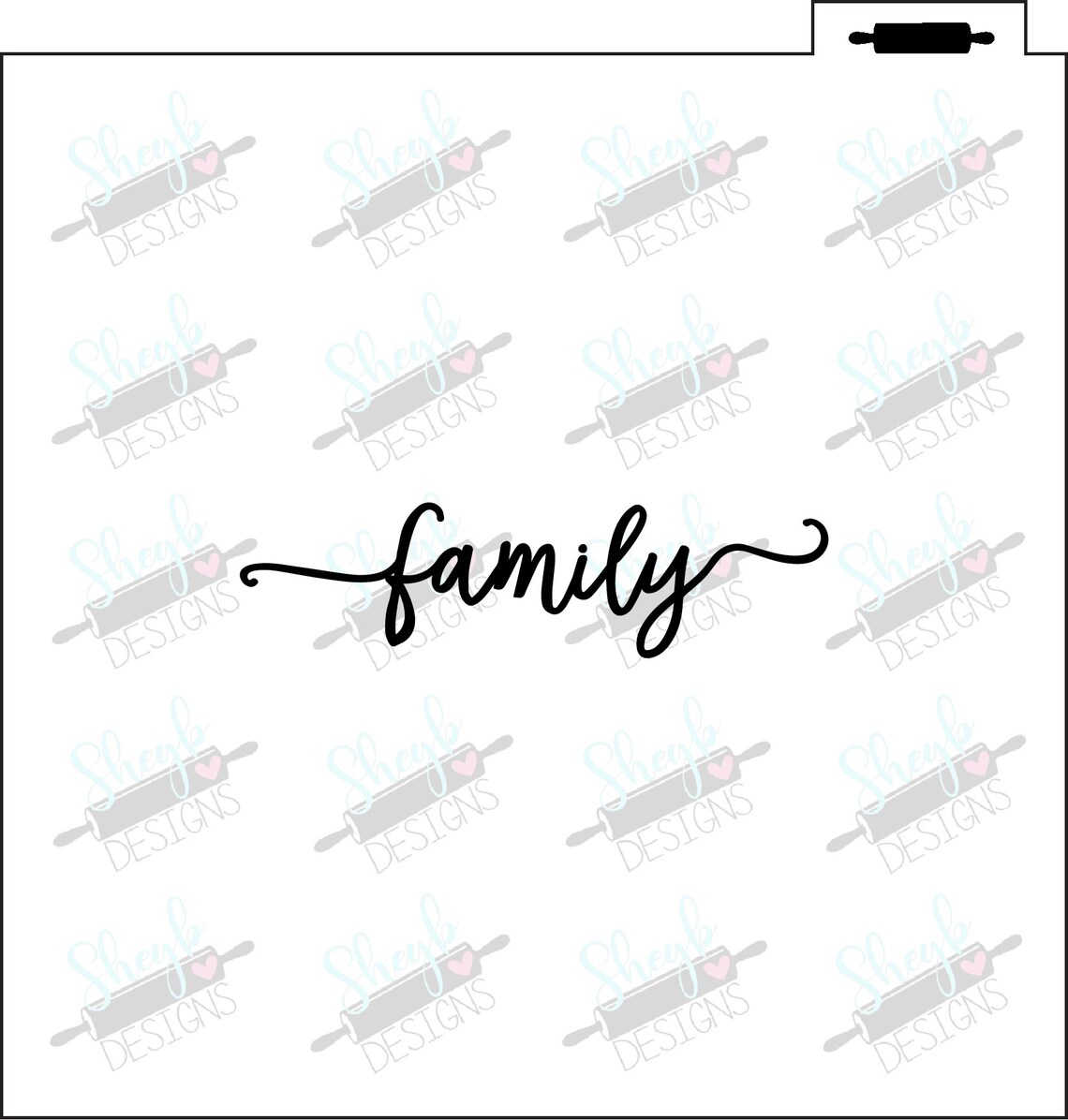 Family Stencil | Etsy