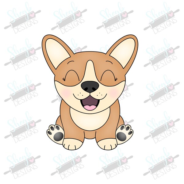 Corgi Pembroke Silhouette Cookie Cutter - 3.2x2.59 Inch Bakerlogy Cutter For Cookies & Fondant