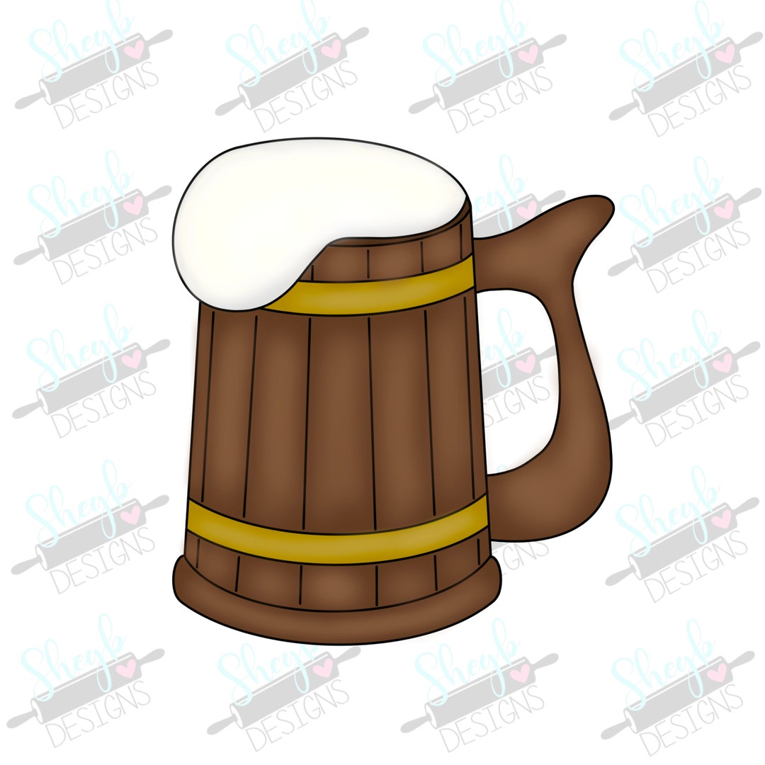 Beer Stein Cookie Cutter Etsy