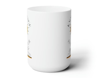 Knowledge is Power Ceramic Mug 15oz