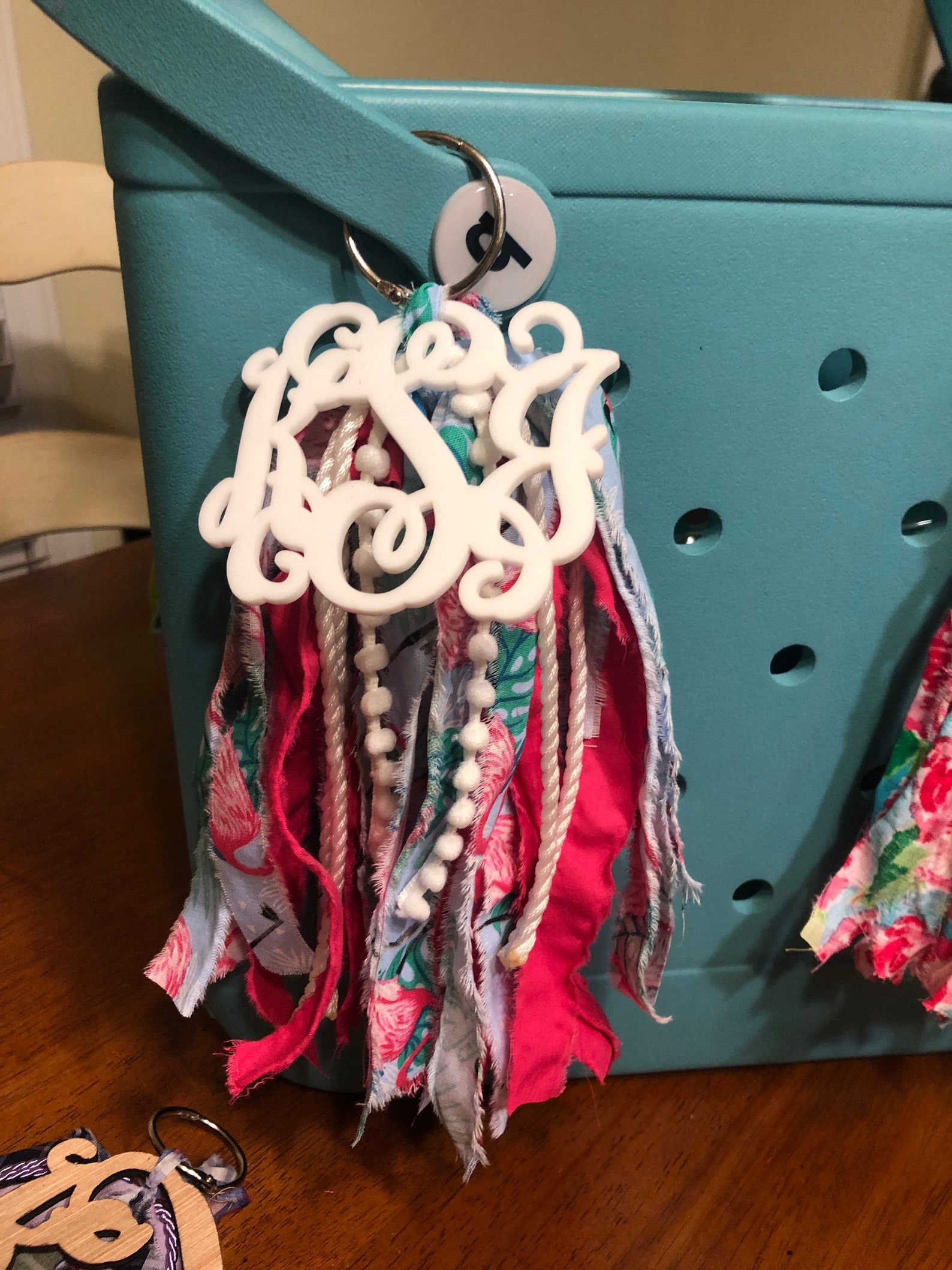 Bogg Bag Tassel With Monogram Etsy