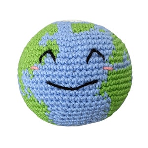 Earth pattern, Crochet Earth pdf, PDF pattern, space theme pattern, cute crochet Earth, crochet Earth toy, planet Earth