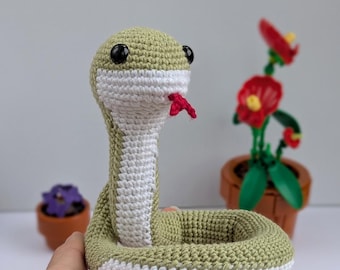 Crochet Snake Pattern, Amigurumi Toy (PDF Download)