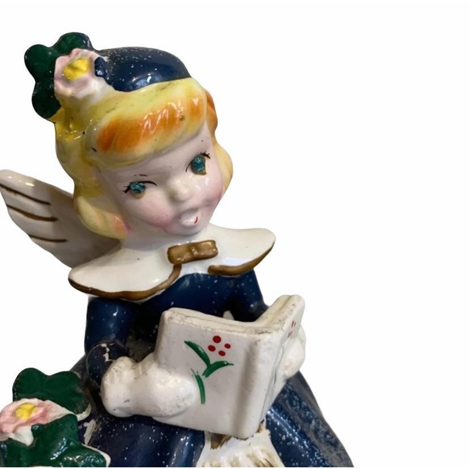 Vintage Kreiss Ceramic Angel Figurine Etsy
