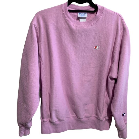 Champion reverse weave crewneck pink Clearance