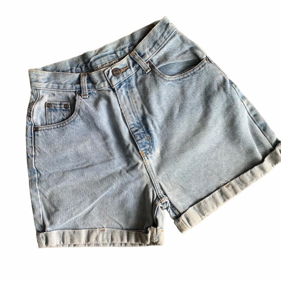 Vintage High Waisted Light Wash Arizona Denim Shorts - Gem