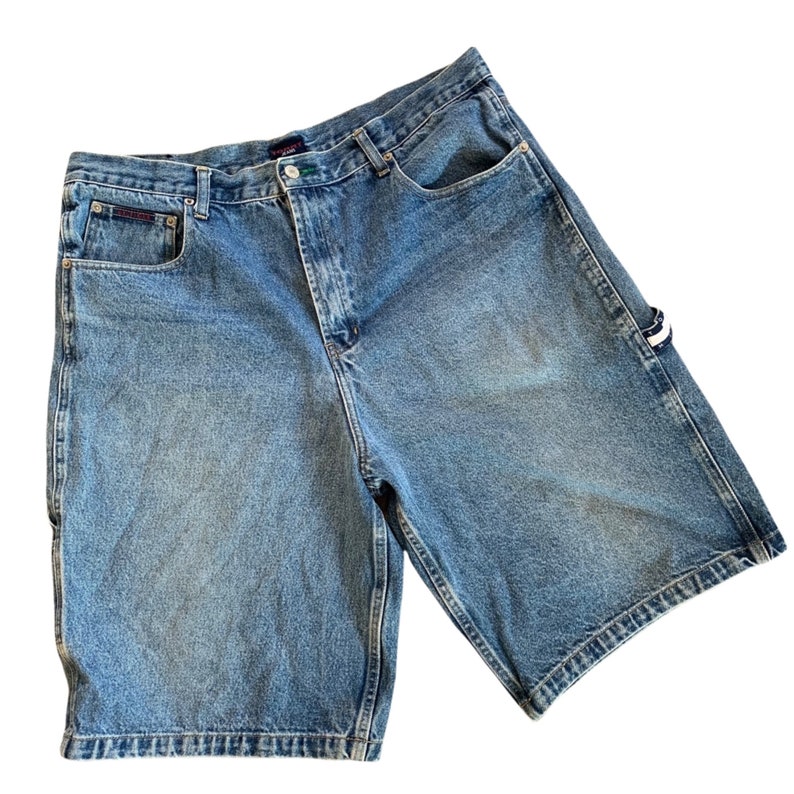 Vintage Tommy Hilfiger Men's Y2K Denim Jorts Shorts | Etsy