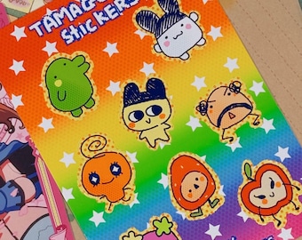 Tamagotchi A6 stickervel