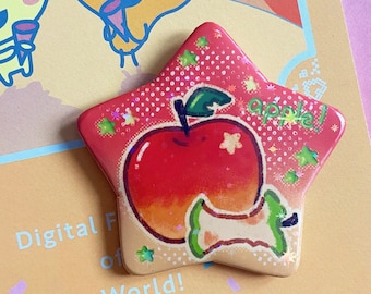 Apple Star Holographic Badge