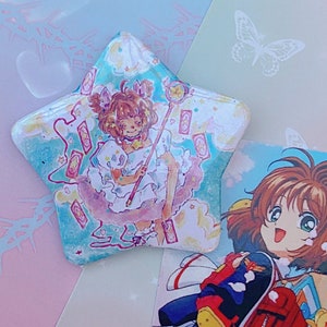 Cardcaptor Sakura-I am a Dreamer Star holographic badge