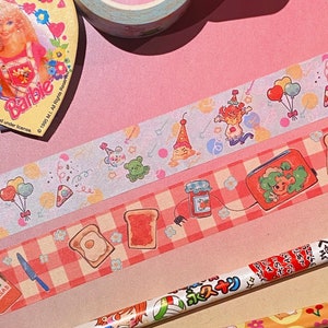 Pretzel The Clown/ Toast the Maid Washi Tape