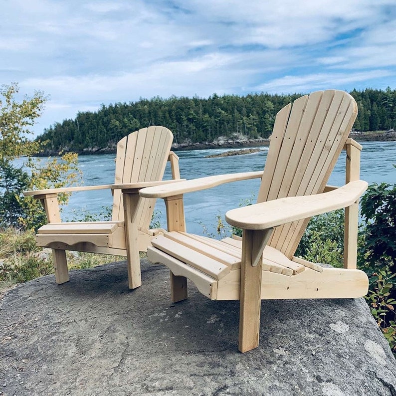 Maine Crafted Adirondack Chair Etsy