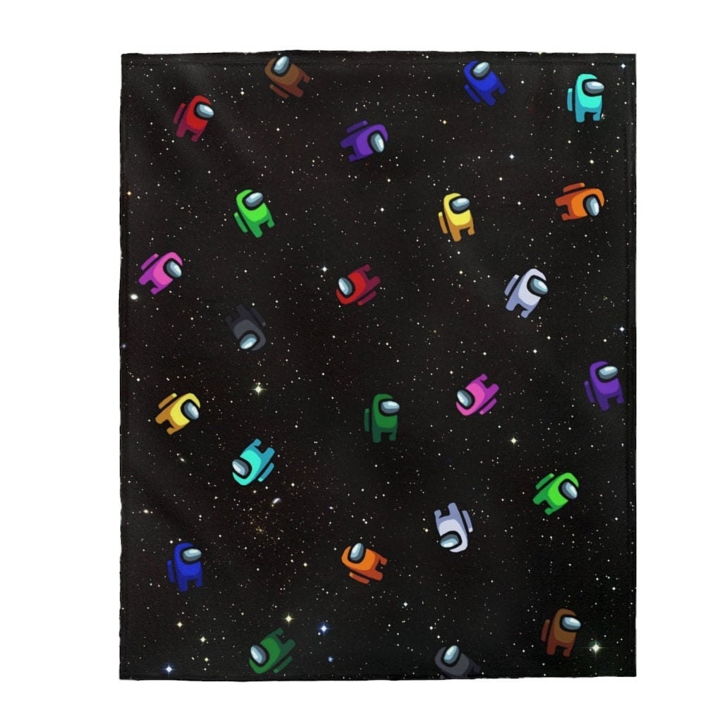 Among Us Blanket 3 Sizes Crewmate Blanket Impostors Velveteen Plush