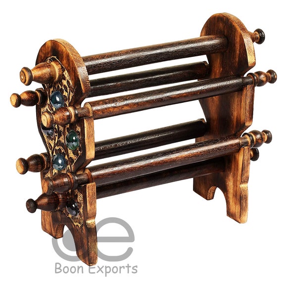 Wooden bangle holder deals