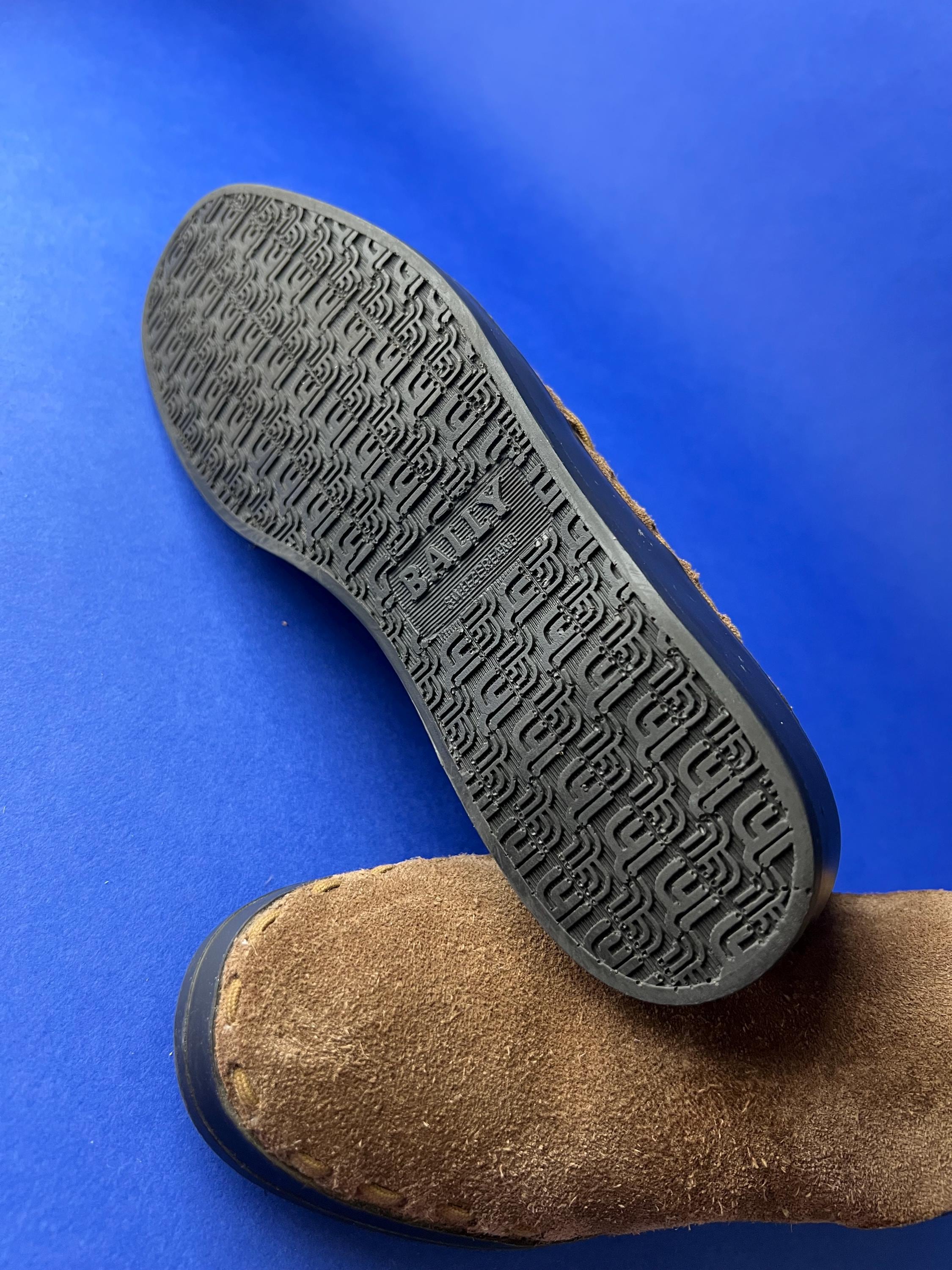 * ?NEW Bally Siesta Bobine Brown Suede Slip On Shoes US 8 (like The Row) Bally Crest Romy Suede Slip On Men main image 3