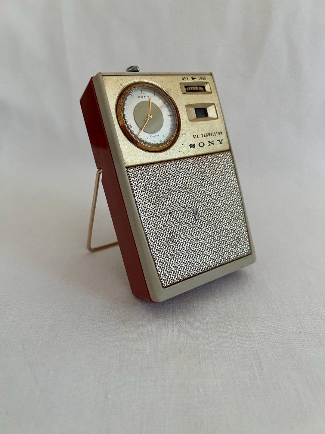 SONY TRW-621 素晴らしい状態です。 1960s SONY TRW-621 Combination Transistor Radio/alarm Clock
