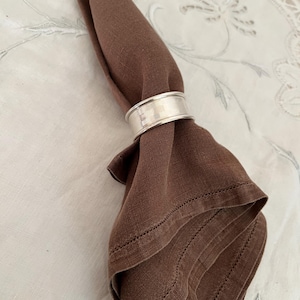 Vintage Sterling Silver Napkin Ring, Birmingham Sterling Napkin Ring, 1940 Birmingham Silver