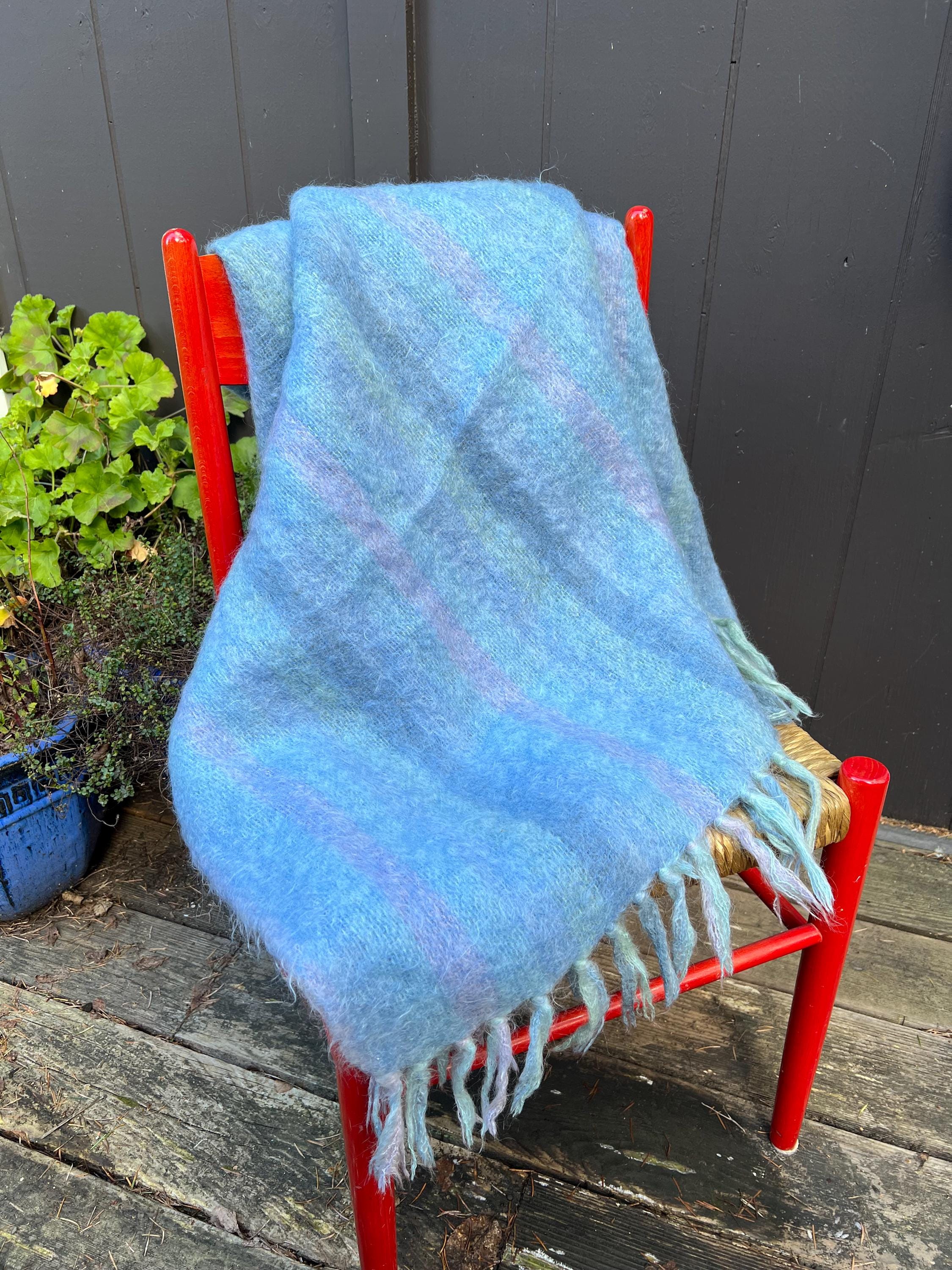 Vintage Mohair Throw - Etsy